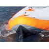 imageADVANCED ELEMENTS Fishbone EX Inflatable Stand Up Paddle Board ampamp Pump White 125quot