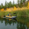 imageAdvanced Elements  Island Voyage 2 Inflatable Kayak  Recreational Convertible Kayak  for 1 or 2 Person  11 ft  YellowKayak with Pump