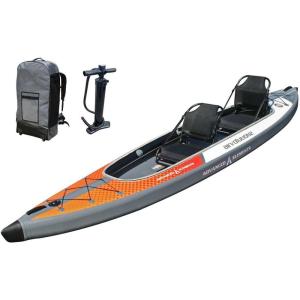 imageAdvanced Elements  AirVolution2 Tandem Inflatable Kayak with DropStitch and Carry BagOrange