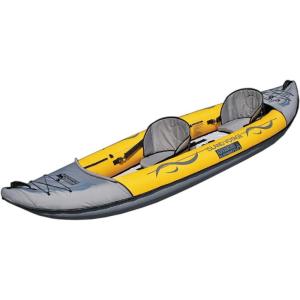 imageAdvanced Elements  Island Voyage 2 Inflatable Kayak  Recreational Convertible Kayak  for 1 or 2 Person  11 ft  YellowKayak Only