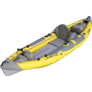 imageAdvanced Elements StraitEdge Angler Inflatable Kayak  AE1006ANG Fishing Kayak with Rod Holders and Bag and Pump